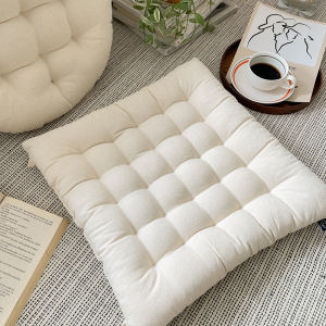 M. Life Japanese Style Silent Style Minimalist Cushion Bench Cushion Dining Room Chair Cushion Dining Chair Cushion Cotton Linen Bay Window Futon Mat