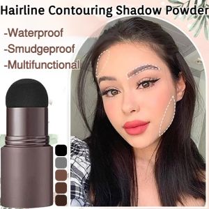 Hairline Contouring Shadow Powder Shadow Filling For Forehead Waterproof 5 Colors Fluffy Powder Concealer Contouring Stick
