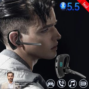 หูฟังแบบครอบหูรุ่นใหม่ ไร้สาย Bluetooth 5.5 พร้อมจอแสดงผล LED หูฟังตัดเสียงรบกวนพร้อมไมโครโฟน ชุดหูฟังสเตอริโอสำหรับขับรถสปอร์ตเพื่อธุรกิจ