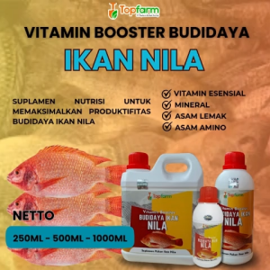 Vitamin Ikan Nila / Vitamin Ternak Ikan Nila / Vitamin Ikan Nila Cepat Besar / Vitamin Pembesar Ikan Nila / Vitamin Budidaya Ikan Nila