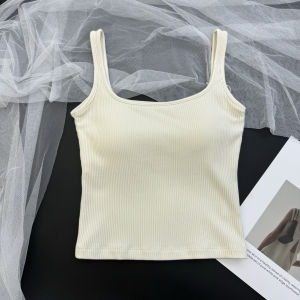 Áo Ba Lỗ Nữ Mùa Thu Đông Có Đệm Ngực Áo Ba Lỗ Không Dây Ôm Vừa Vặn Có Khóa Kéo Bên Trong Áo Ba Lỗ Có Thiết Kế Lưng Đẹp