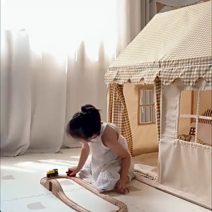 Kids Play Tent Outdoor With Mat Light Camping Children Teepee Large Portable Playhouse Indoor Khemah Kanak-Kanak儿童帐篷