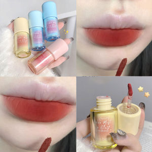 GEGE BEAR Gauze Powder Mist Lip Glaze /Lip Matte Velvet Lipstik -🌹Tamia