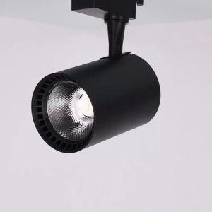 YESQ Track Light Whole Set LED Track Light for Ceiling Cob Spotlight 100W 200W Rail Light Ceiling Light for Clothing Shop Store 220V Lighting Decor