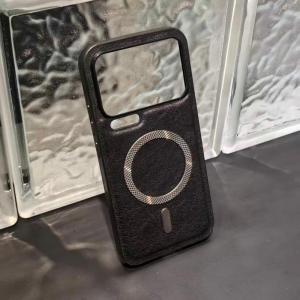 เคสหนังสีพื้นสำหรับ Magsafe สำหรับ Xiaomi 17 Pro Max 15 14 Ultra 13 12 X S 11 15T 14T Pro ฝาปิดชาร์จแม่เหล็ก