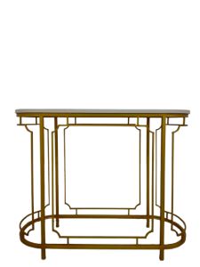 RJP FURNITURE Meja Konsol Minimalis Estetik Industrial-Moreta Console Meja Besi