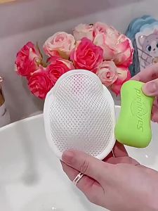 5/10pcs Soap Foaming Net Bath Mesh Sponge for Shower & Body Wash Exfoliating and Deep Cleaning Scrubber Bathroom Supplies