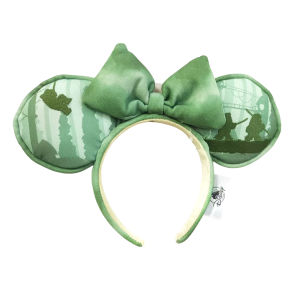 Potdemiel | Mouse Ears Headbands Purple Bow Headband Glitter Princess Party Decoration Cosplay Hair Accessories Hairband for Women Adults