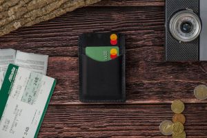 Dompet Kulit Kartu Tempat Credit Card Case Atm Debit Ktp Member Simpel Full Kulit Handmade