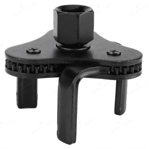 Bộ Cờ Lê Tháo Lọc Dầu 3 Hàm Màu Đen Bằng Thép Có Thể Tháo Rời Kích Thước 53-108mm Dùng Cho Lọc Kim Loại