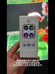 Poemink ibowl Aquarium Water Quality Detector Monitor Real Time Digital Meter Marine Tank PH Total Dissolved Solid TDS Temperature Humidity Salinity Electrical conductivity EC Specific gravity