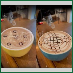 Bút vẽ Latte Art inox cao cấp đầu đôi dụng cụ trang trí cà phê matcha cappuccino tạo hình cafe chuyên nghiệp Mixmore