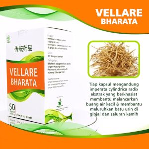 Obat Batu Ginjal Paling Ampuh - Vellare Bharata Original Kemasan 250gr Isi 50 Kapsul - Garansi 100% Asli