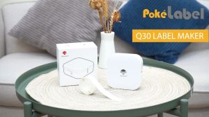 Phomemo Q30 Portable Bluetooth Wireless Label Maker Printer Pocket Thermal Label Maker Machine For Home Office Study Use Fast Printing 304DPI HD Print Compatible for Android iOS USB Rechargeable Free Label Keep for 20 Years Fade Resistance High Quality