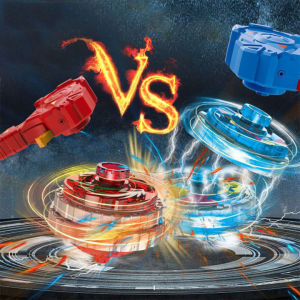 【Ready Stock】Beyblade Battling Toys set Bayblade Gasing 战斗爆裂陀螺/陀螺 Launcher Double Layer Gyro【Magnetic Stacking Gyro】Great Gift for kids boys mainan kanak2 lelaki
