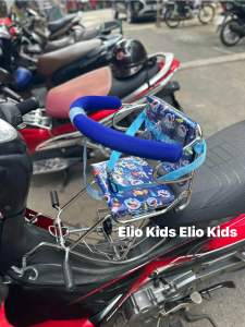 Ghế đi xe máy cho bé xe Sirius Blade. Jupiter. Ghế tựa vòng bảo vệ