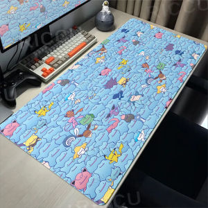 Potdemiel | Tấm Lót Chuột In HD Cỡ Lớn Dòng Ditto Chất Liệu Cao Su Chống Trượt Viền May Chắc Chắn Dành Cho Chơi Game PC Thiết Kế Hoạt Hình Thẩm Mỹ.