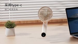 Fan Portable Mini Handheld Fan Desktop Fan USB Charging 3 Gear Wind Speed Adjustable Strong Wind