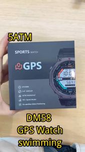 2025 Đồng hồ thể thao GPS chống rơi Rainbuvvy mới DM58 1.43 inch AMOLED 5ATM La bàn độ cao chống thấm nước Pin dung lượng lớn Đồng hồ thông minh ngoài trời cho IOS Android