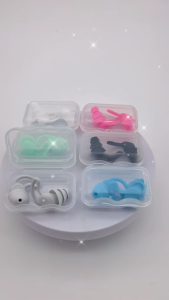 Silicone Earplugs For Sleep Swimming With A Portable Case For Students And Adults