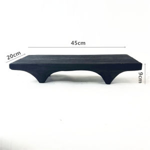 Retro Wooden Rectangular Tray Fruit Basket Home Stay Tea Table Buddha Hand Citrus Decorative Items Vintage Style Chinese Design