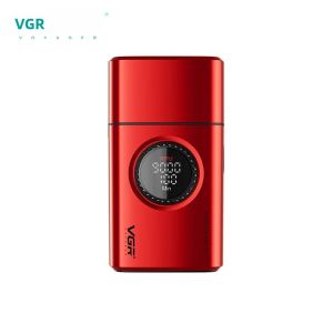 Máy Cạo Râu Điện Cao Cấp VGR Dành Cho Nam Lưỡi Dao Ba Lớp Dao Động Bằng Hợp Kim Màn Hình Kỹ Thuật Số LED Tốc Độ 9000 Vòng/phút Kèm Máy Tỉa Tóc V-378