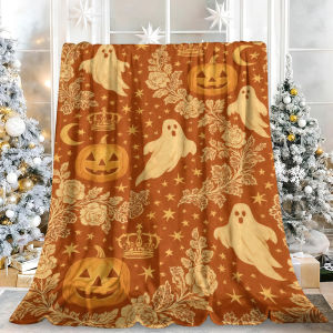 Beast Kingdom | Olive Wildflowers No Shedding Quick Drying Lightweight Christmas Blanket Perfect Gift for Friends and Family Members