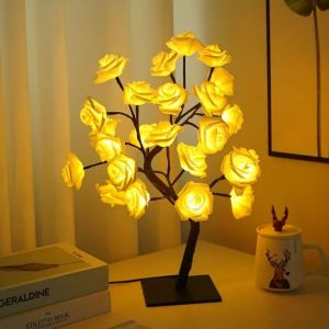 Rose Tree Lamp: A Unique Valentine's Day Wedding Decor & DIY Night Lights