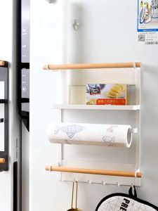 ชั้นจัดระเบียบแม่เหล็ก ติดตู้เย็นตู้ซักผ้า ไม่ต้องเจาะผนัง มีสินค้าพร้อมส่ง