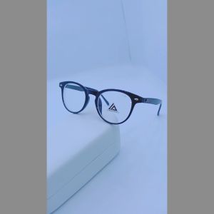 Kacamata Minus Wanita dan Pria Frame Oval Model Kece Hitam Korea Sph 4002 Gratis Hard Case + Lap