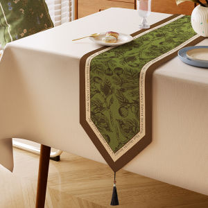 French Vintage Table Flag Luxury High-end Tablecloth Tea Table Dresser Long Strip Sofa Cover Cloth Home Decor Table Art