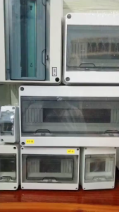 Vỏ hộp lắp CB ngoài trời chống nước IP65 Hộp cầu dao MCB CB tép 2P 3P có nắp đậy