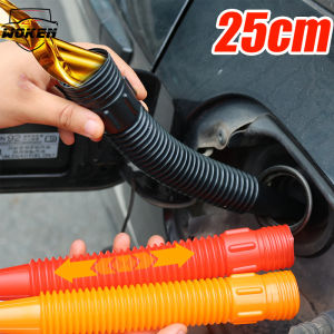【WOKEN】5PCS 25cm Refueling Funnel Hose Retractable Car Motorcycle Gasoline Filling Filter Extension Tube Motorcycle Car Accessories