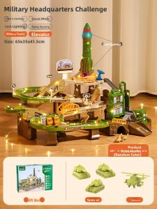 LALAPLAY | Engineering Track Train Set for Boys 3-4 Years Old Educational Toy