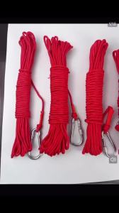 Dây Thừng Nylon Dệt Nhiều Màu Sắc 6mm X 20m Dùng Cho Cứu Hộ Ngoài Trời Buộc Đồ Treo Quần Áo Làm Lõi Dù Dùng Cho Cắm Trại Và Các Hoạt Động Ngoài Trời