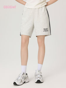 Gbiaior | Patched Mid-waist Casual Printed Shorts