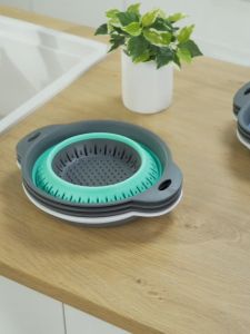 กะละมัง กะละมังล้างผักผลไม้ กะละมังพับได้ กะละมังซิลิโคนอเนกประสงค์ พับและจัดเก็บได้สะดวก