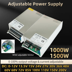 1000W 1500W Adjustable power supply DC 12V 13.5V 15V 24V 36V 48V 60V 72V 80V 90V 150V 200V AC 110V 220V Regulated power supply