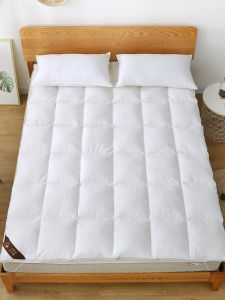 Thickened Goose Feather down Mattress 1.5/1.8m Single Double Bed Quilt Soft Mattress Five Star Hotel Quality Cotton Fabric