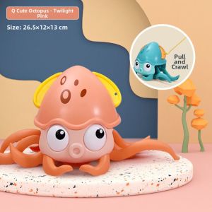Electric Auto-escape Crawling Octopus Toy