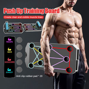 Multifunction Push Up Board Training System Pumping Board Fitness Exercise Tools Stands For GYM Body Training Equipment 俯臥撐板