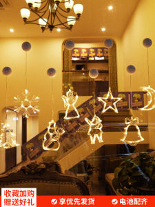 Christmas Decoration Shop Window Pendant Room Christmas Ambience Light Scene Layout Christmas Tree Bell Decoration