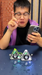 Speaker Bluetooth V2 TWS Wireless v5.3 Mecha Transparan RGB Rhythm HiFi 5W