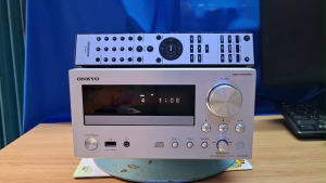 Đầu amply ONKYO CR-N755 hàng ship Nhật hoạt động tốt CD USB line in giải mã quang Coaxial 24bit/196Khz