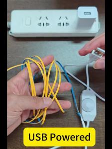 3mm Thin COB LED Strip Light with Dimmer 5V USB LED Strip Light 1m/2m/3m/5m COB LED Light for Bedroom Kitchen Living Room