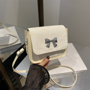 Trendy Butterfly Knot Mini Square Bag Womens Crossbody Bag Versatile Fashionable High-End Feeling Single Shoulder Bag
