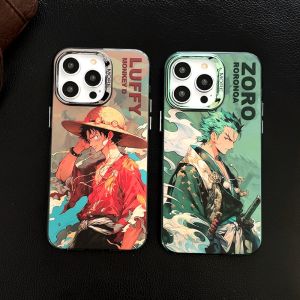 Cool One Piece Luffy Zoro Mobile Phone Case For iPhone 16 Pro Max 15 Pro Max 14 Pro Max 13 Pro Max Soft Silicone Phone Back Cover for iPhone 12 Pro Max 11 Back Shell