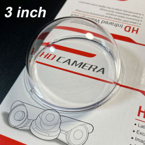3 Inch Acrylic Clear Dome Cover Security CCTV Camera Lens Protection Replacement Covers Crystal Transparent Hemisphere Dome