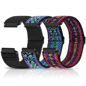 Bohemian Elastic band For Amazfit gts-gtr 4-3-2-2e-mini-pro-Stratos 3 Shiny Pride bracelet bip 5-bip 3 Pro 20mm 22mm Nylon Strap