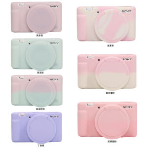 Digital Camera Silicone Case Bag Compatible with Sony ZV1F ZV-1M2 ZV-E10M2 ZV1 ZVE10 British Style Other Material Camera Bag